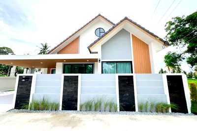 Houses for sale Bang Lamung Chonburi : [920311045-35] Brand New Single-Storey Home for Sale - Huay Yai, Pattaya .