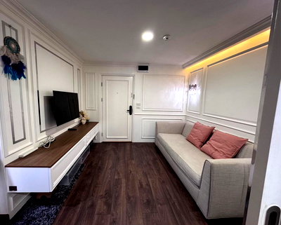 Condos for rent : Call : 096-287-1254 Modern Condo The Forest Rama 2 Size 25.86 sq.m 1 Bed 4 floor, Built-in SB Fully Furnished