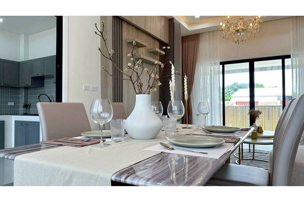 รูป [920311045-8] บ้านเดี่ยวชั้นเดียวสร้างใหม่ใกล้โรงเรียนนานาชาติรักบี้พัทยา - รูปที่ 18/25