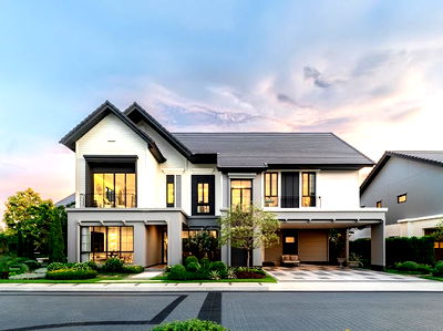 บ้านเดี่ยว ถนนจตุโชติ : บุราสิริ จตุโชติ โครงการบ้านใหม่  Burasiri Chatuchot