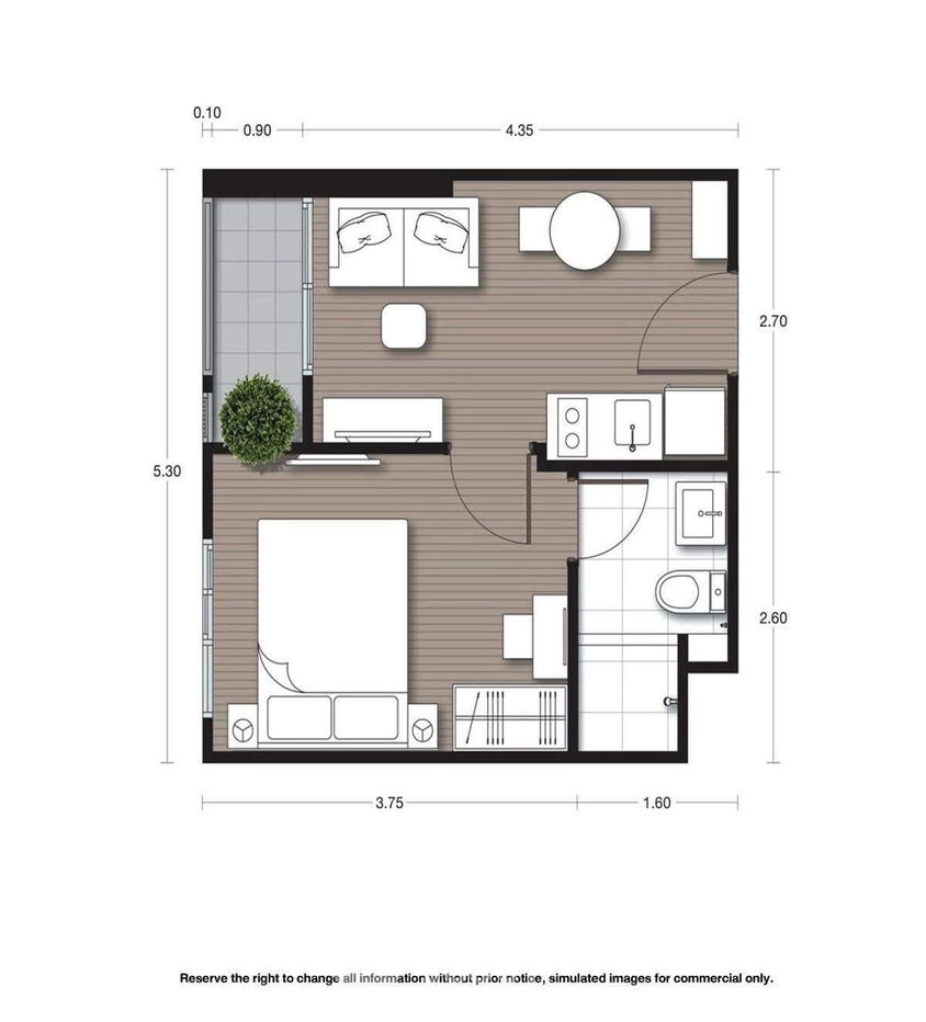 picture 1-BR Condo at NUE Noble Ratchada Lat Phrao near MRT Lat Phrao (ID 2600100) - 9/9