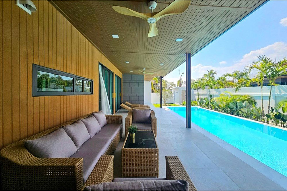 รูป [920601001-922] ขายวิลล่าใหม่เอี่ยม 3 ห้องนอน 4 ห้องน้ำ ในโครงการสาละวีณ ฟอเรสต์ การ์เดน แบบ บี ในหัวหิน ซอย 70 - รูปที่ 10/43