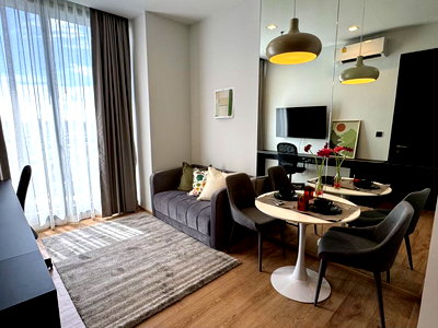 Condos for rent Esplanade Ratchadapisek  : Condo for rent, Noble Around Ari🍁 2 bedrooms 🍁 Beautifully decorated room 🍁 Very good price, only 28,000 baht 🍁 Near BTS Ari
