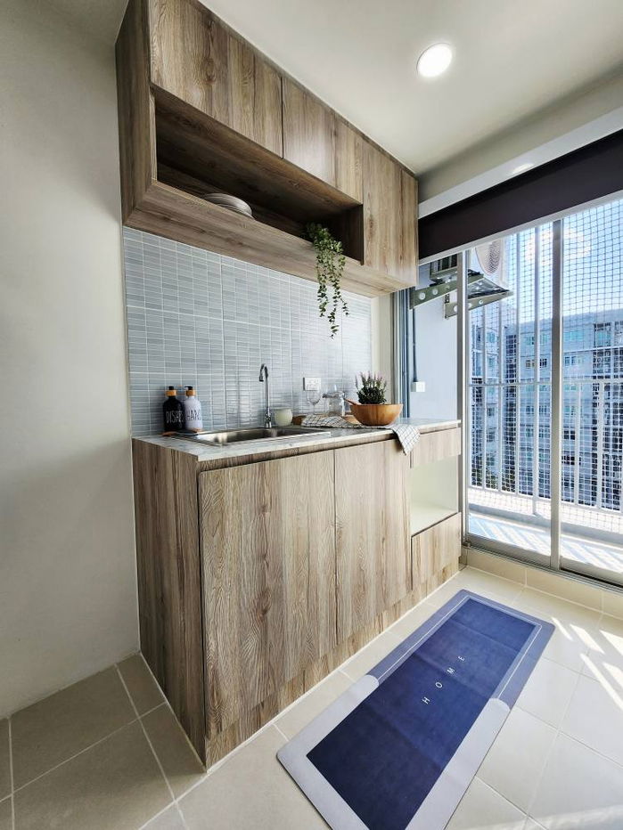 รูป ขาย D Condo รามอินทรา ห้องสวย พร้อมเฟอร์นิเจอร์ใหม่หมด - รูปที่ 8/10