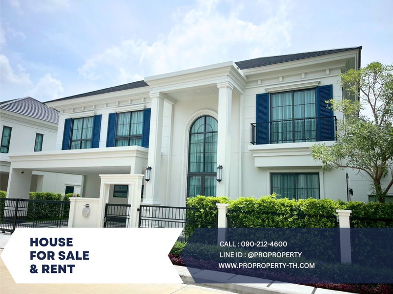 Houses for rent : Luxury house for rent ,Setthasiri Bangna KM.10 by Sansiri