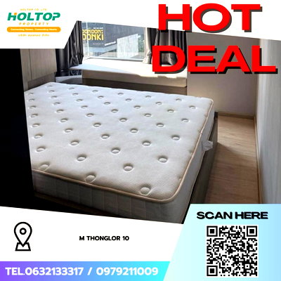 คอนโดให้เช่า : #Z4422💥 300169 🔥ให้เช่าคอนโด M Thonglor 10 