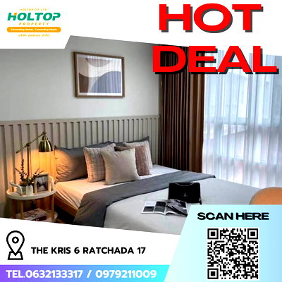 คอนโดให้เช่า : #R9098 🎉 310169 ให้เช่าคอนโด The Kris 6 Ratchada 17