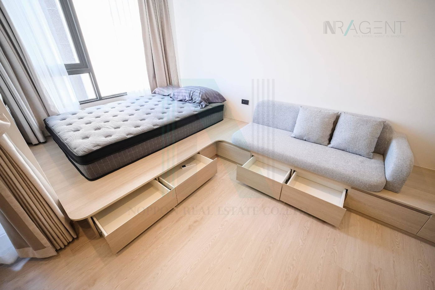 picture For Rent Condo REFERENCE SATHORN - WONGWIANYAI Building B, Floor 12A,Studio, Room size 26 sqm - 3/8