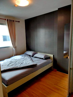 Condos for rent : 🔥 NTC Home for Rent: Lumpini Township Rangsit-Khlong 1, near Future Park Rangsit, Building G8, 3rd Floor (7,000 THB) 26 sq m. Partitioned bedroom.