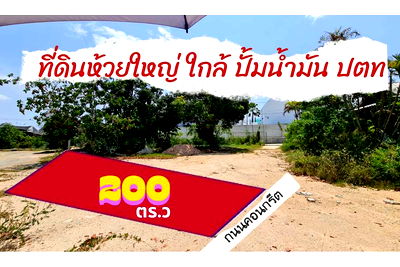 Houses for sale Bang Lamung Chonburi : [920311006-243] ขายที่ดิน ห้วยใหญ่
