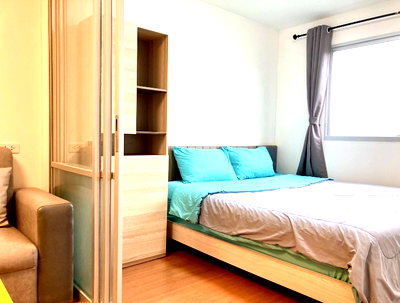 Condos for rent Rangsit Market : 🔥 NTC Home for Rent: Lumpini Township Rangsit-Khlong 1, near Future Park Rangsit, Building D1, 5th Floor (7,500 THB) 26 sq m. Fully Furnished.