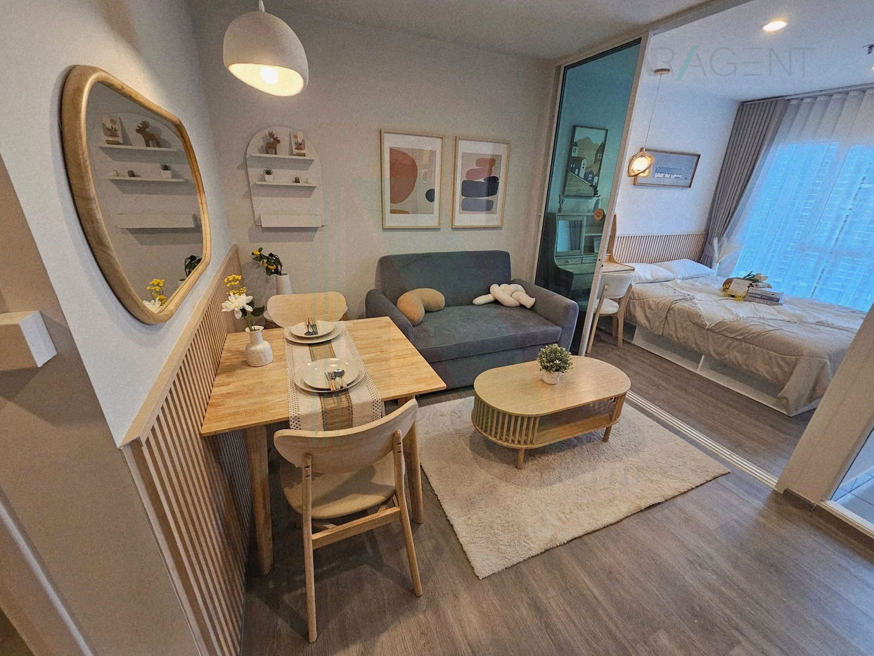 รูป ให้เช่าคอนโด รีเจ้นท์ โฮม บางนา อาคาร  ชั้น 24 1 ห้องนอน ขนาด 28 ตรม ใกล้ BTS บางนา - รูปที่ 2/8