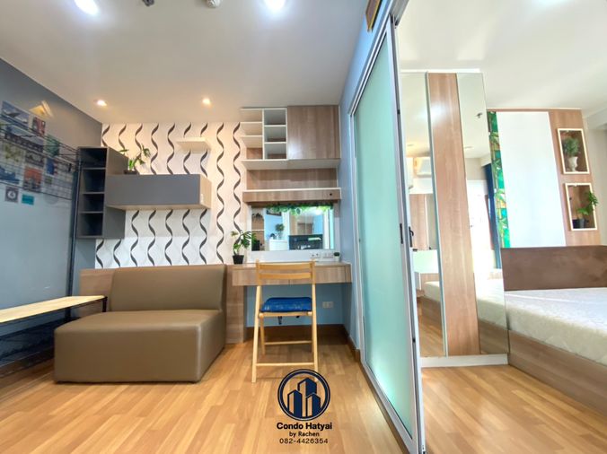 ให้เช่า พลัสคอนโด 2  เขต 8 ชั้น 9 ทิศตะวันตก ขนาด 1 ห้องนอน วิวเขต 8 พร้อมอยู่ เช่า 9,500 บาท/เดือน