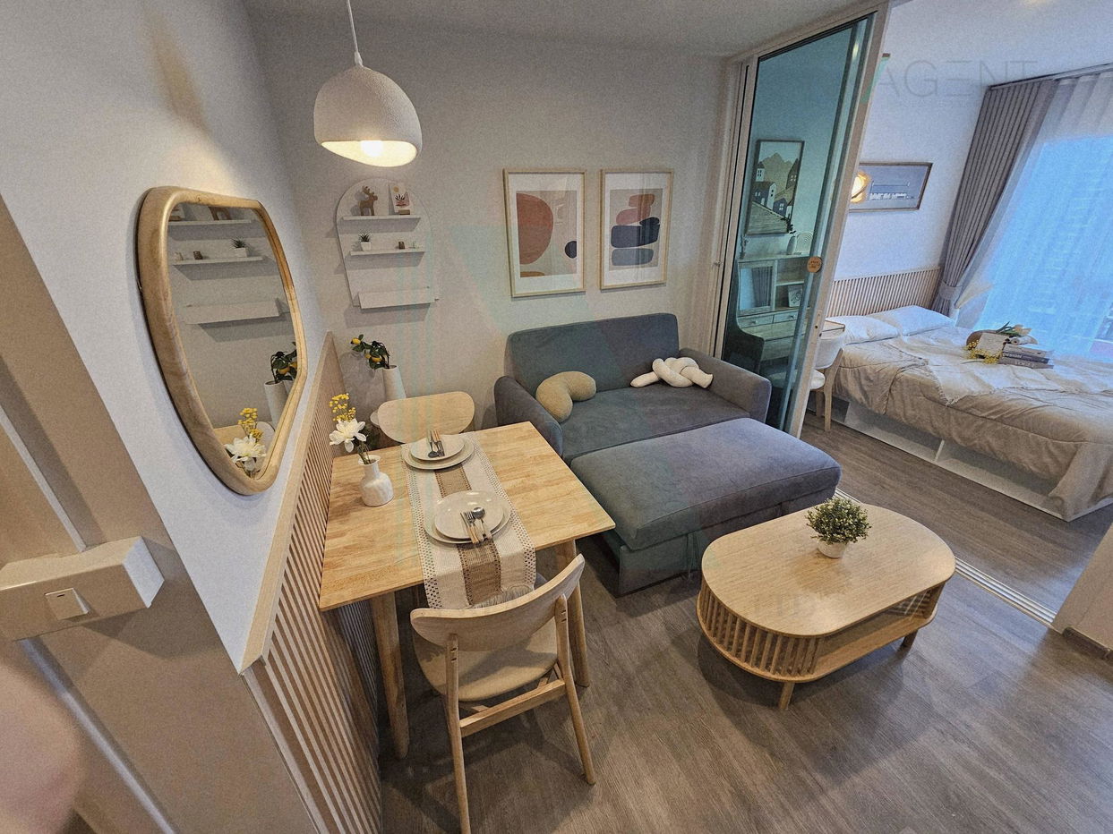 รูป 🚩 ให้เช่าคอนโด รีเจ้นท์ โฮม บางนา อาคาร D ชั้น 24 1 ห้องนอน ขนาด 28 ตรม ใกล้ BTS บางนา - รูปที่ 5/8