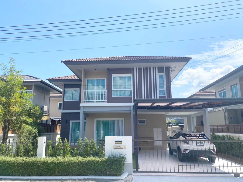 บ้านเดี่ยวให้เช่า : 🏡✨ บ้านให้เช่า สราญสิริ เกาะแก้ว พร้อมอยู่