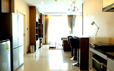 คอนโดให้เช่า : ว่างพร้อมอยู่!  Supalai Wellington1. 1นอน 47ตร.ม. Line id: @pfagent