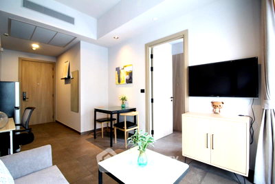 Condos for rent : Condo 1-BR at The Lofts Asoke, 8th-Floor | 300m to MRT Phetchaburi (ID 621626)