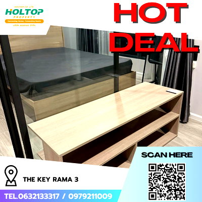 คอนโดให้เช่า : #R9112  🎉 010269 ให้เช่าคอนโด The Key Rama 3