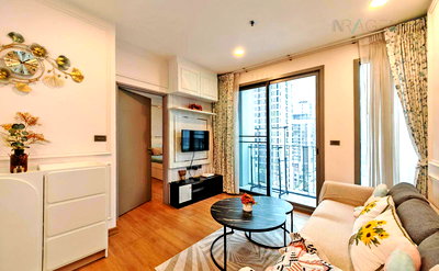 คอนโดให้เช่า : 🎊 ให้เช่าคอนโด ซีล บาย แสนสิริ อาคาร 1 ชั้น 10 1 ห้องนอน ขนาด 49 ตรม ใกล้ เมเจอร์ ซีนีเพล็กซ์ เอกมัย