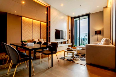 คอนโดให้เช่า : LTHC14303 – Condo for Rent | The Esse at Singha Complex | 78 sqm | 2 Beds 2 Baths | Near MRT Phetchaburi | 78K/Month | คอนโดให้เช่า ดิ เอส แอท สิงห์ คอมเพล็กซ์