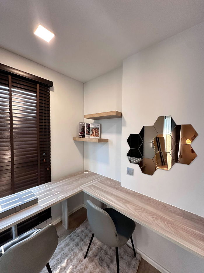 รูป ให้เช่าคอนโด เคฟ ทียู ตึกD 25 ตร.ม.เฟอร์ครบ มีเครื่องซักผ้า ตรงข้ามธรรมศาสตร์รังสิต (TR1259) - รูปที่ 5/9