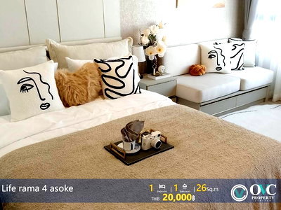Condos for rent : Ready for Rent! @Life Rama4-Asoke 