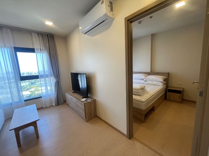 ให้เช่า : The Base Urban Rama9 : พร้อมเข้าอยู่ 1 นอน ชั้น 18, ราคา 23,000 บาท/เดือน ต่อรองราคาได้