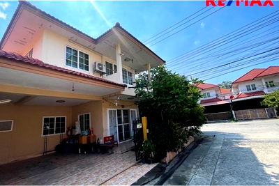 บ้านเดี่ยว นิคมอุตสาหกรรมแพรกษา : [920091070-49] ขายบ้านเทพารักษ์ หมู่บ้านเฟื่องฟ้า 14 หลังมุม