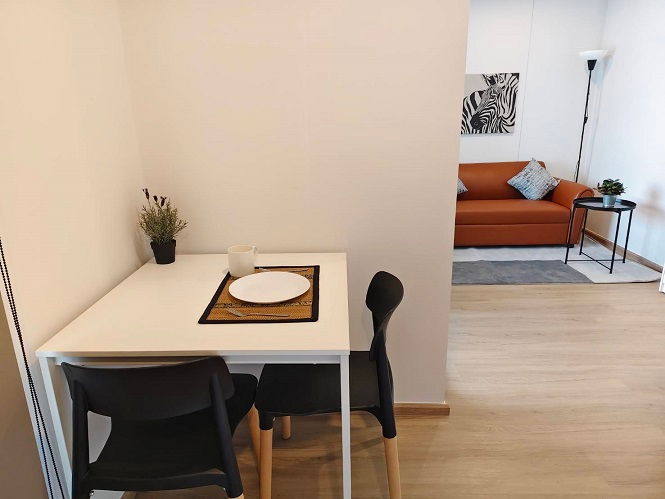 รูป คอนโด Hi Rise รัชโยธิน สเตชั่น ชั้น 5 ห้องสวย มีเครื่องซักผ้า ของครบ 11,000 บาท - รูปที่ 5/8