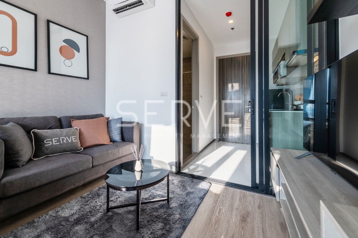 รูป สตูดิโอ กั้นเป็นสัดส่วน ห้องแต่งสวยมาก ชั้นสูง 25+ วิวดี ๆ บนทำเลดีๆ ใกล้ BTS อ่อนนุช 650 ม. ที่คอนโด KnightsBridge Prime Onnut / ให้เช่าคอนโด - รูปที่ 5/9