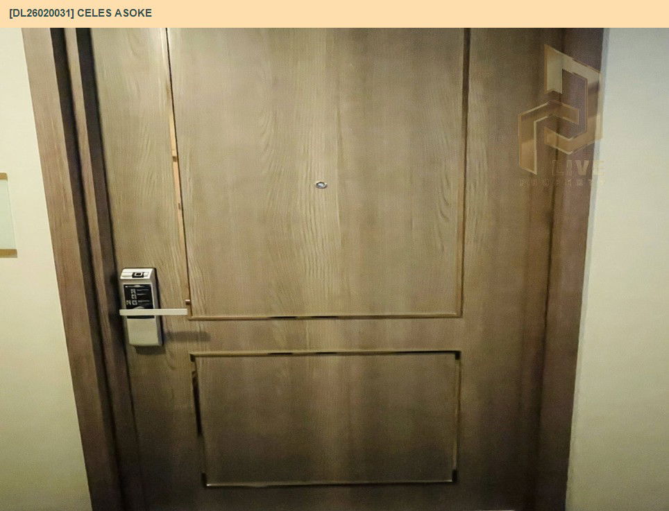 รูป DL26020031 ให้เช่าคอนโด เซอเลส อโศก (CELES Asoke) ใกล้ BTS อโศก พร้อมเข้าอยู่ โทรด่วน 0656133286 LineID @534wlwof - รูปที่ 11/11