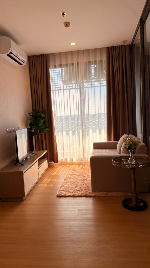 รูป ให้เช่า เดอะ คิวเว่ ติวานนท์ ห้อง 35 ตรม. ค่าเช่า 14,500 พร้อมเข้าอยู่ ชั้น 28 - รูปที่ 9/12