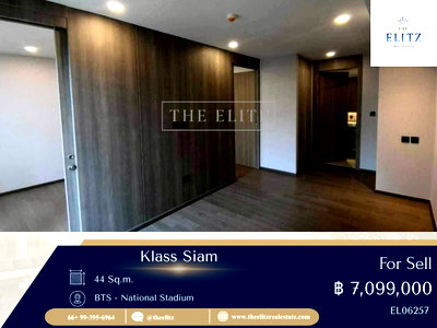 ขายคอนโด : ✨ Living in the Center ✨ ขาย Klass Siam ทำเลทองใกล้ Siam Paragon และ Siam Square ใช้ชีวิตสะดวกที่สุดในกรุงเทพฯ 💯