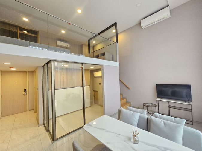 คุ้มสุดในโครงการ Walden Asoke Duplex Unit