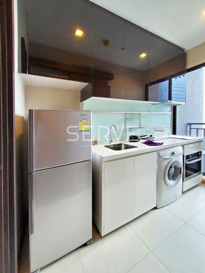 รูป 🔥 ห้องสตูดิโอ กั้นเป็นสัดส่วน ชั้นสูงสุด วิวดีมาก เฟอร์จัดเต็ม คอนโดทำเลดีมาก เดินทางง่ายใกล้ MRT ศูนย์วัฒนธรรม @ IVY Ampio - รูปที่ 7/13