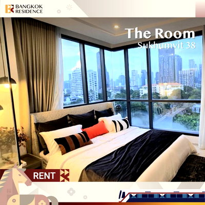 คอนโดให้เช่า :  ห้องใหม่ ไม่เคยปล่อยเช่า✨The Room Sukhumvit 38 ใกล้ BTS ทองหล่อ 