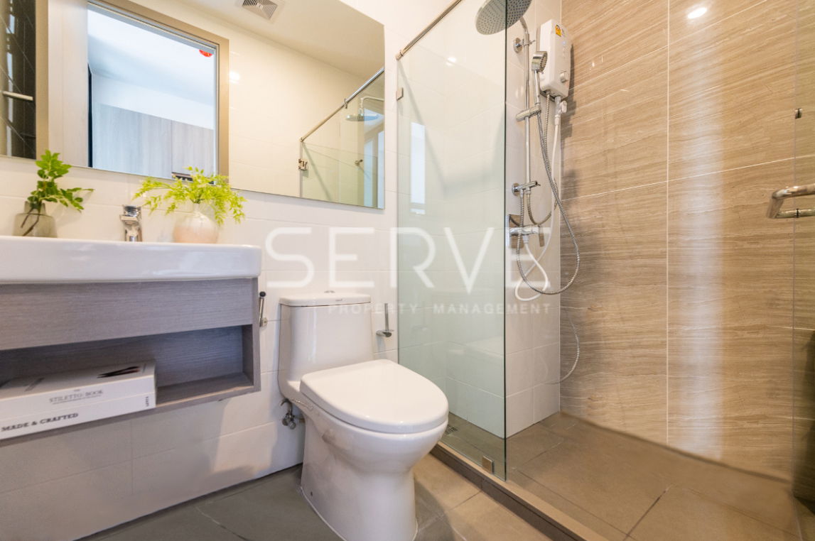 รูป สตูดิโอ กั้นเป็นสัดส่วน ห้องแต่งสวยมาก ชั้นสูง 25+ วิวดี ๆ บนทำเลดีๆ ใกล้ BTS อ่อนนุช 650 ม. ที่คอนโด KnightsBridge Prime Onnut / ให้เช่าคอนโด - รูปที่ 9/9