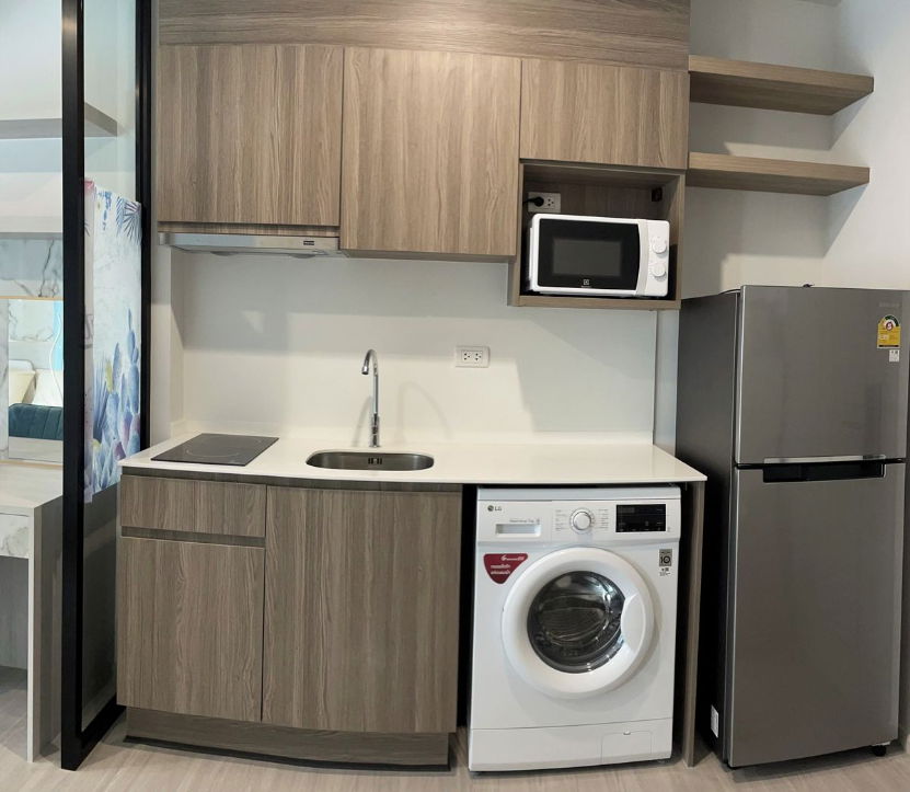 รูป 10.5K เท่านั้น!! ให้เช่าคอนโดใกล้ MRTภาษีเจริญ :  The Parkland Phetkasem 56 ห้องสตูดิโอ พร้อมอยู่ ใกล้ซีค่อนบางแค - รูปที่ 4/4