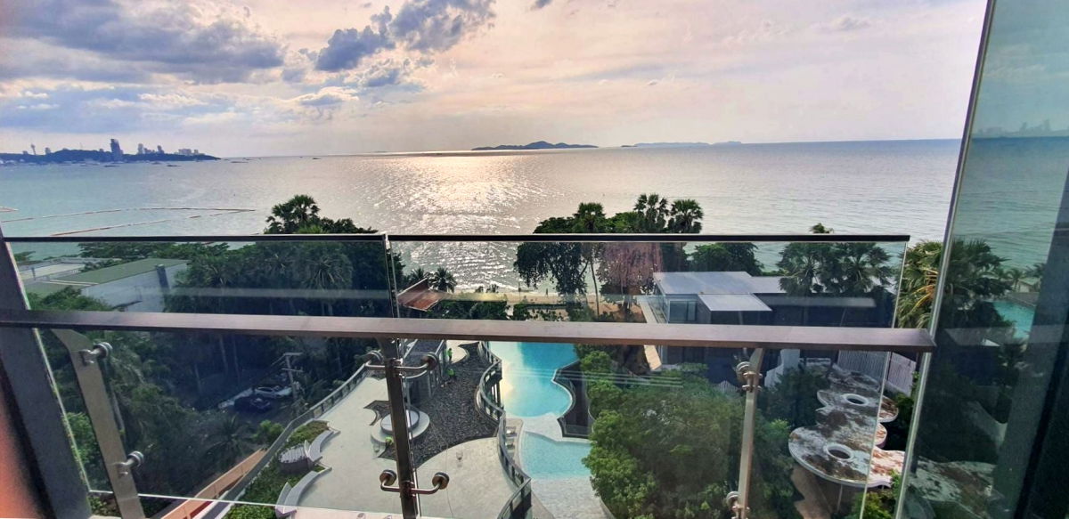 รูป KT0056📲LineID @556ryccg🏄‍♂️1ห้องนอน 37.5ตรม ชั้น9🌊วิวทะเล🏖️AROM อารมณ์ วงศ์อมาตย์ พัทยาเหนือ - รูปที่ 6/11