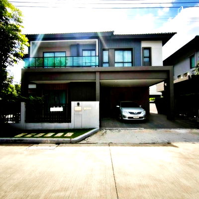 บ้านเดี่ยว บางใหญ่ นนทบุรี : ขายบ้านเดี่ยว 2 ชั้น โครงการ  เวนิว ไอดี เวสต์เกต  นนทบุรี  หลังมุม 