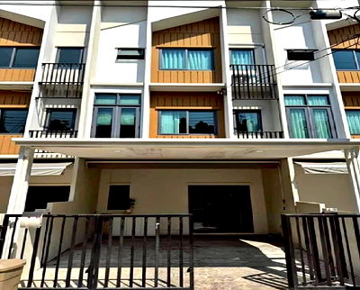 เช่าโฮมออฟฟิศ ถนนประชาอุทิศ ทุ่งครุ : ให้เช่าทาวน์โฮม / โฮมออฟฟิศ 3 ชั้น โครงการ Plex อ่อนนุช-วงแหวน / เฟอร์นิเจอร์บางส่วน / แอร์ทั้งหลัง 