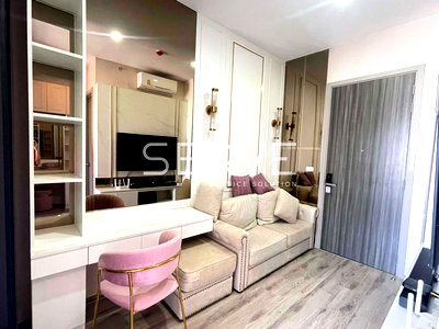 เช่าคอนโด BTS อ่อนนุช : 1 นอน กั้นห้องเป็นสัดส่วน 27 ตร.ม. ชั้นสูง 25+ คอนโดใหม่ใจกลางอ่อนนุช BTS อ่อนนุช 650 ม. ที่ KnightsBridge Prime Onnut / ให้เช่าคอนโด