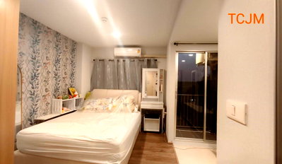 Condos for sale : Call : 061-609-1888 Condo Sena Kith Srinakarin-Sridan, Largest room 52.67 sq.m 2 Beds, 2 Baths, 4th floor, Building A