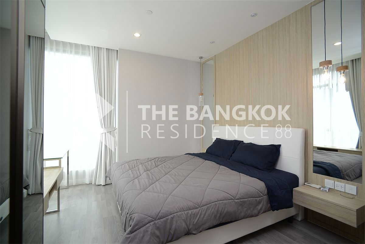 รูป The Room Rama 4 ⭐ ห้องกว้าง เฟอร์ครบ ชั้นสูง วิวสวย 🌃 ใกล้ MRT หัวลำโพง - รูปที่ 4/9