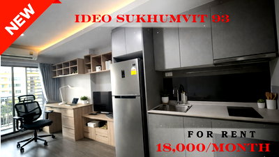Condos for rent : 🍀🍀🍀 Exclusive Unit for Rent 🌹🌹 📌 IDEO Sukhumvit 93 🌸 (Line: @rent2022) ✨ Ready to Move In | Property Code: A10460
