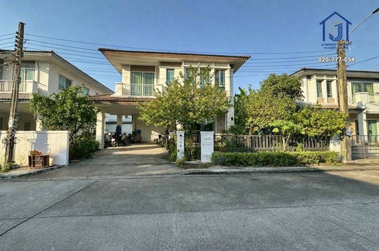 ขขายบ้านเดี่ยว 2 ชั้น หมู่บ้าน มัณฑนา 2 อ่อนนุช-วงแหวน ถนนสุขาภิบาล 2 ใกล้สนามบินสุวรรณภูมิ