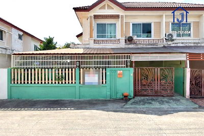 บ้านแฝด ม.เทคโนโลยีพระจอมเกล้าธนบุรี บางขุนเทียน : ขายบ้านแฝด 2 ชั้น สินทวีกรีนวิลล์ 1  ถ.บางขุนเทียน-ชายทะเล ซอยประชาอุทิศ 90 