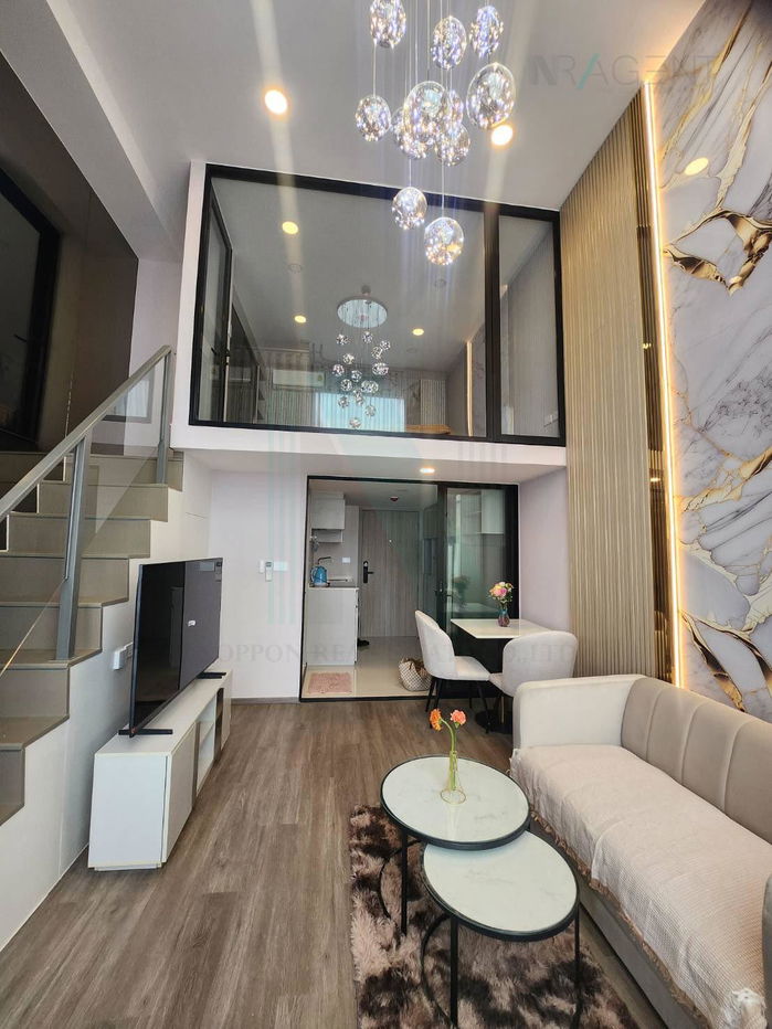 รูป ให้เช่าคอนโด โซ ออริจิ้น เกษตร อินเตอร์เชนจ์ อาคาร 1 ชั้น 9 Duplex ขนาด 37 ตรม ใกล้ BTS ม.เกษตร - รูปที่ 1/8