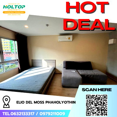 คอนโดให้เช่า : #R9159 🎉 030269 ให้เช่าคอนโด Elio Del Moss Phaholyothin 