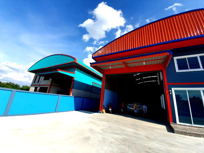 เช่าโรงงาน นนทบุรี : รหัส PNB010 โกดังให้เช่า/โรงงานให้เช่า พิกัดไทรน้อย ใกล้บางใหญ่ และซอยวัดลาดปลาดุก จ.นนทบุรี